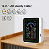 10 in 1 Air Quality Detector with WiFi App Alerts for PM2.5 PM10 CO AQI for Home