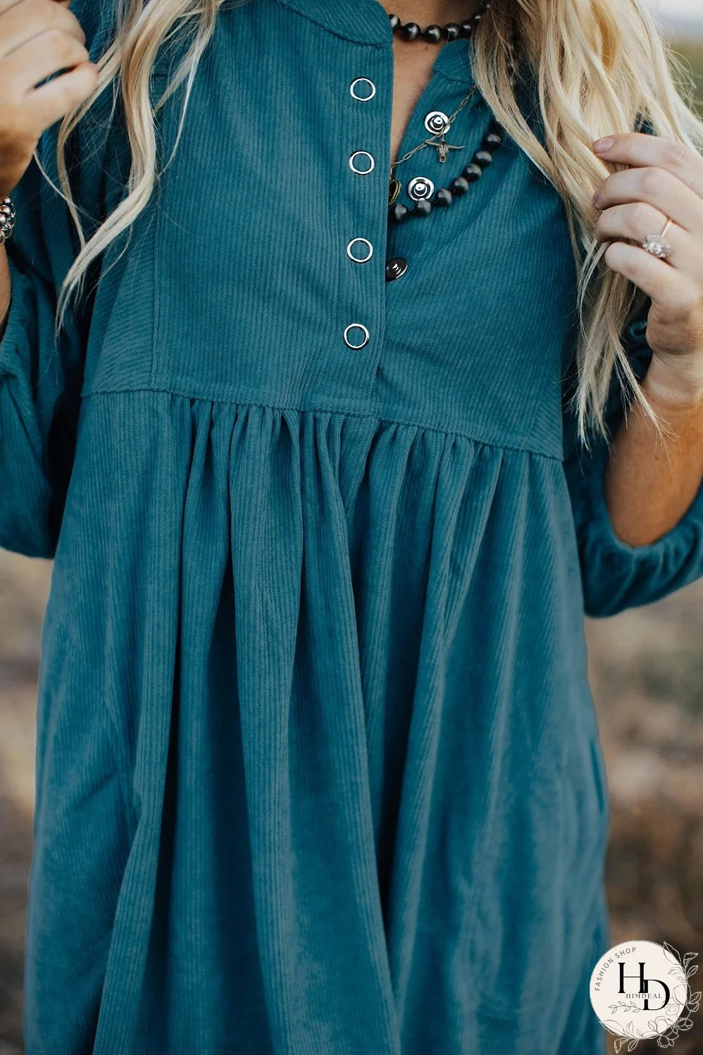 Elegant Button-Up Peplum Blouse