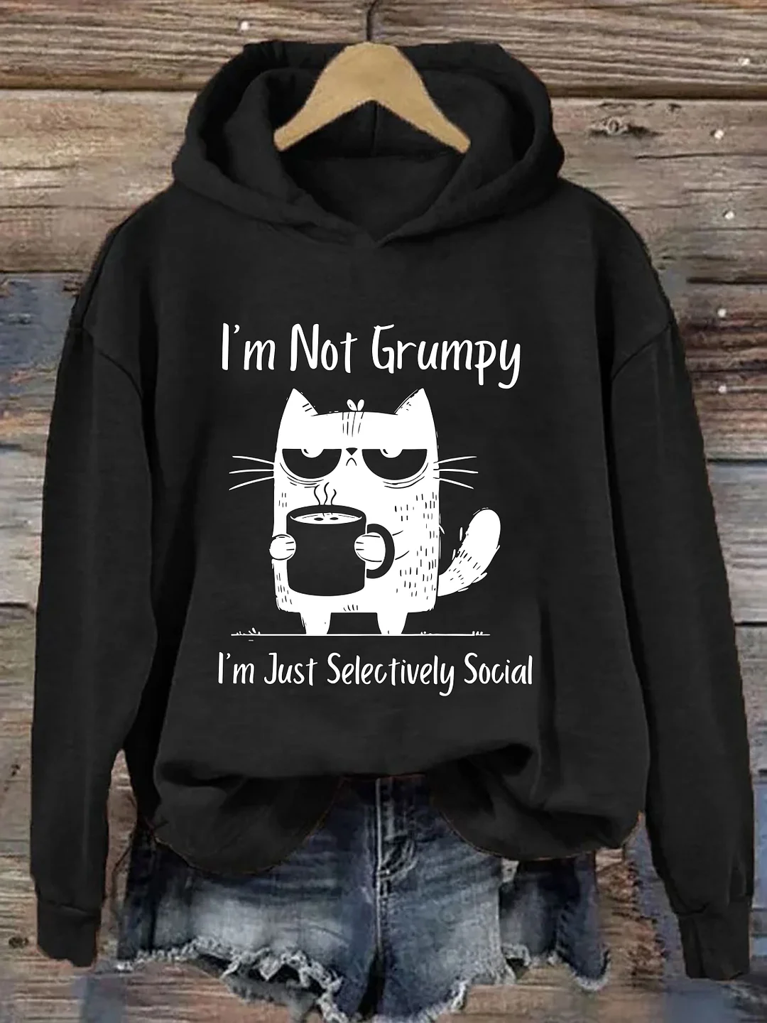Funny Grumpy Cat Hoodie