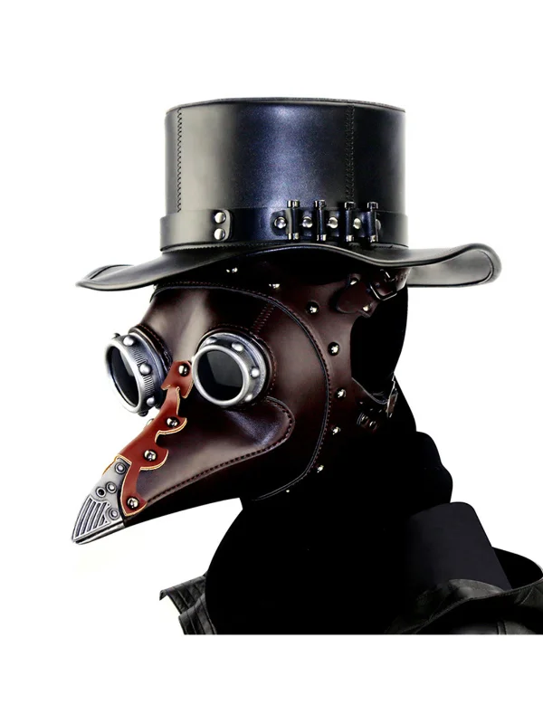 Steampunk Halloween Plague Doctor Bird Mask-mysite