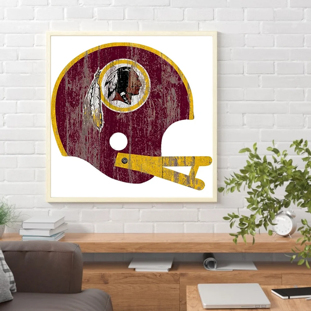 Diamond Painting - Full Round Drill - Washington Commanders(30*30cm)