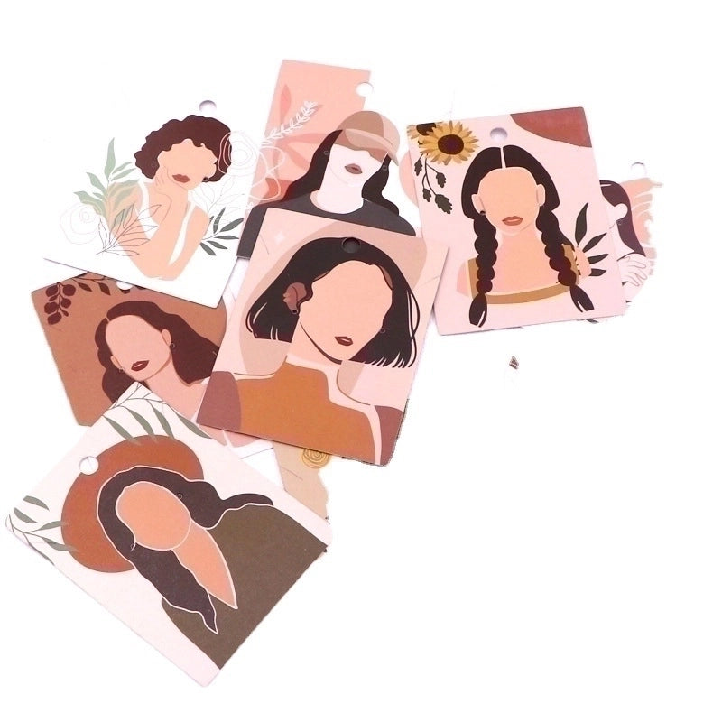 100 Pieces Casual Cartoon Paper Jewelry Packaging Bags3