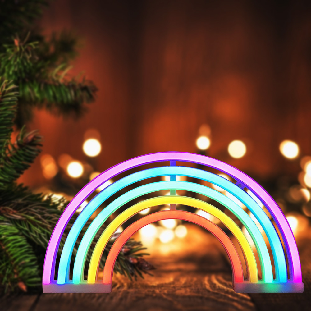 

Rainbow Neon LED USB/Battery Powered-Neon Night Light, 501 Original