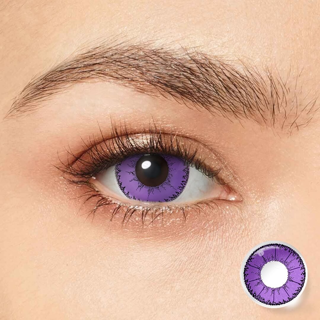 Devil Violet Halloween Costume Contacts