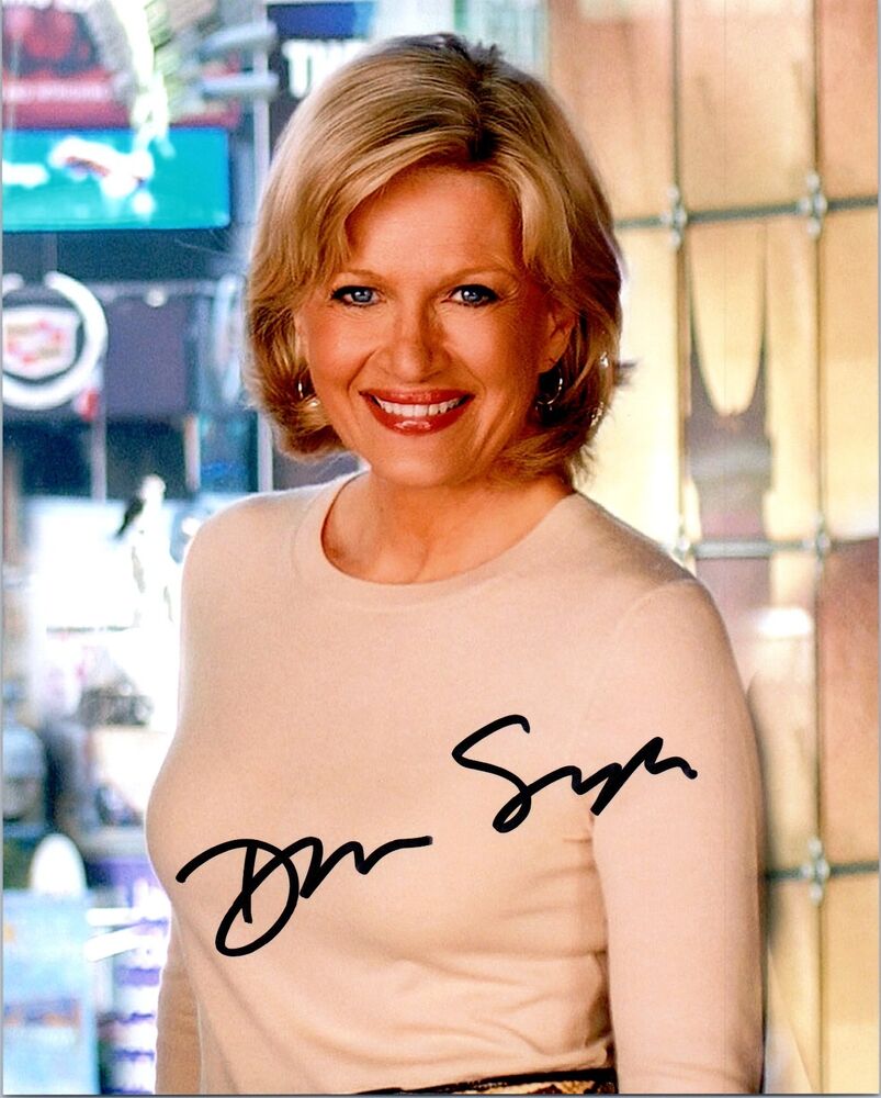 DIANE SAWYER Signed Autographed 