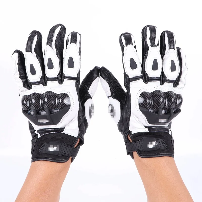Sheepskin Full Finger Motorcycle Gloves Riding Gear Motorcycle gloves