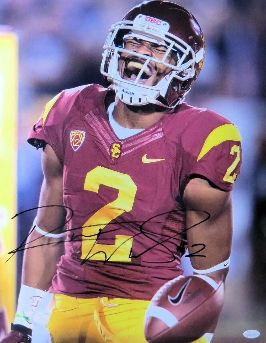 Robert Woods Signed Autographed 16X20 Photo Poster painting USC Trojans Scream Black Ink JSA COA