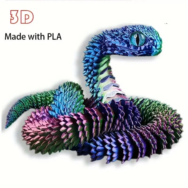 🔥3D Printed Multi-Joint Movable Snake Toy-Buy 2 Get Free Shipping