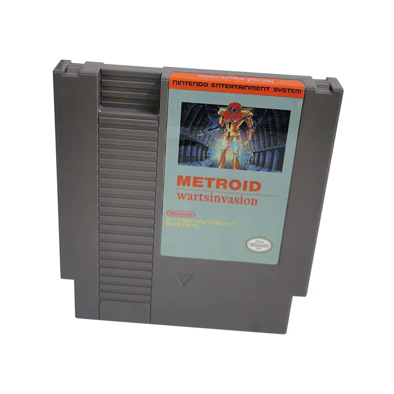 Metroid Wart's Invasion For Nintendo NES - 8 Bit Game Cartridge