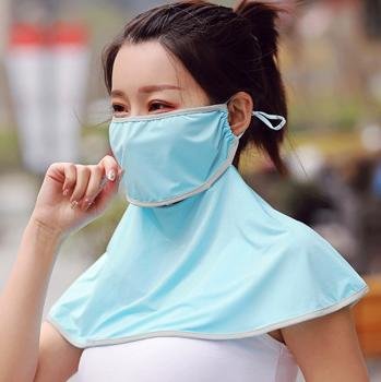 Ice Silk Breathable Sunscreen Adjustable Mask