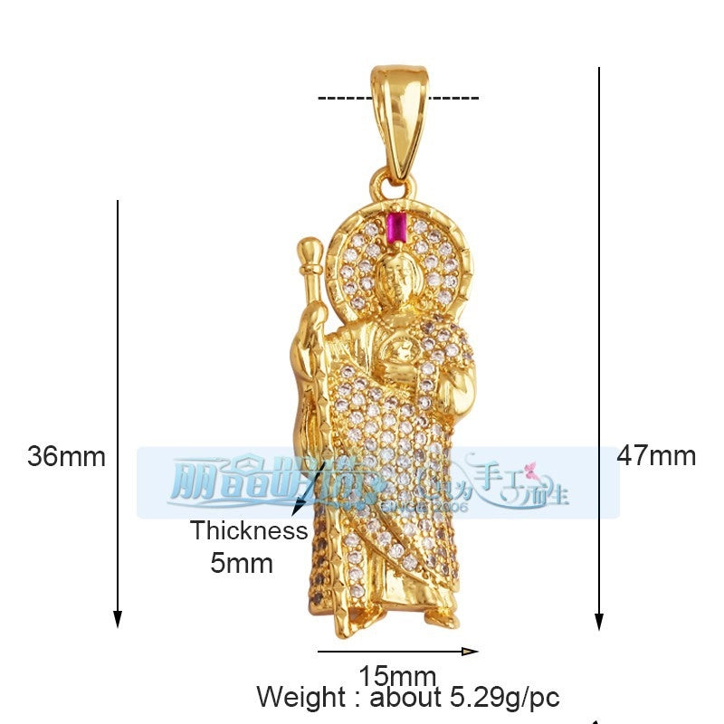 1 Piece 17*24mm 20 * 23mm Copper Human Pendant Jewelry Accessories