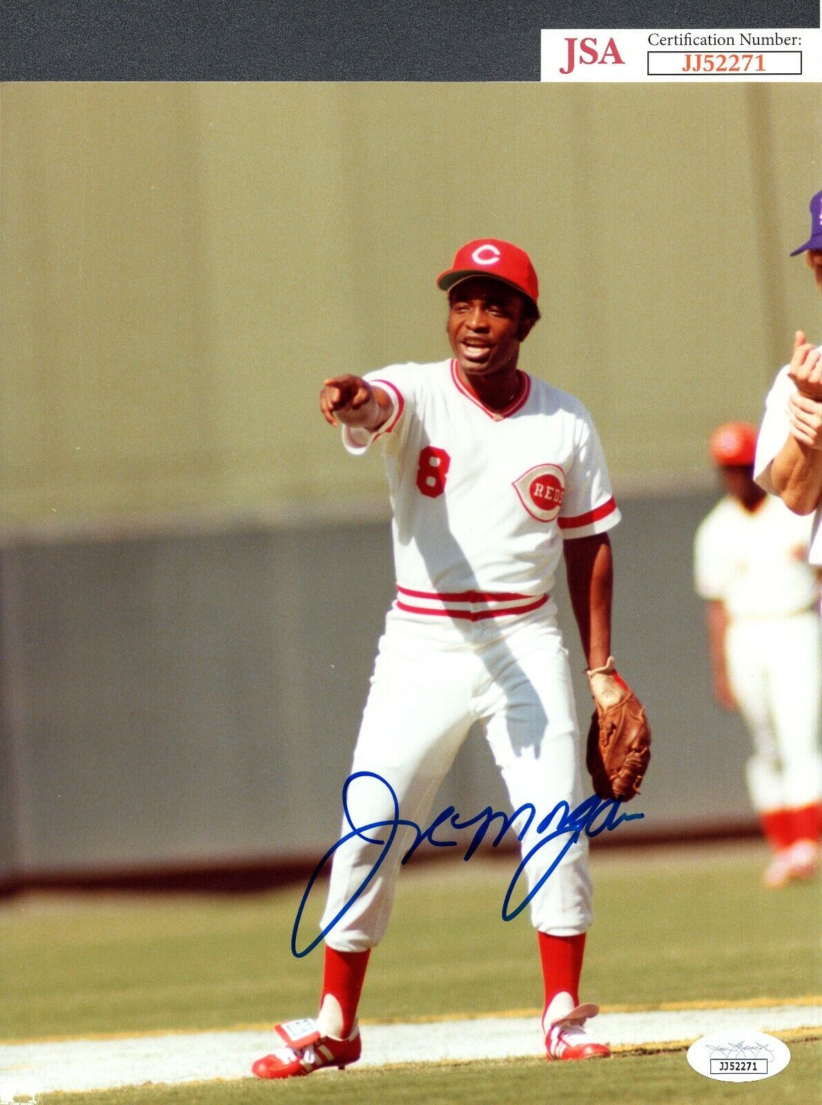 JSA Joe Morgan Autographed Signed AUTO 8x10 Photo Poster painting Cincinnati Reds TRB 519