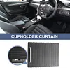 Center Console Panel ABS PC TPU Drink Armrest Cup Cover Black for VW 3C B6 B7 CC