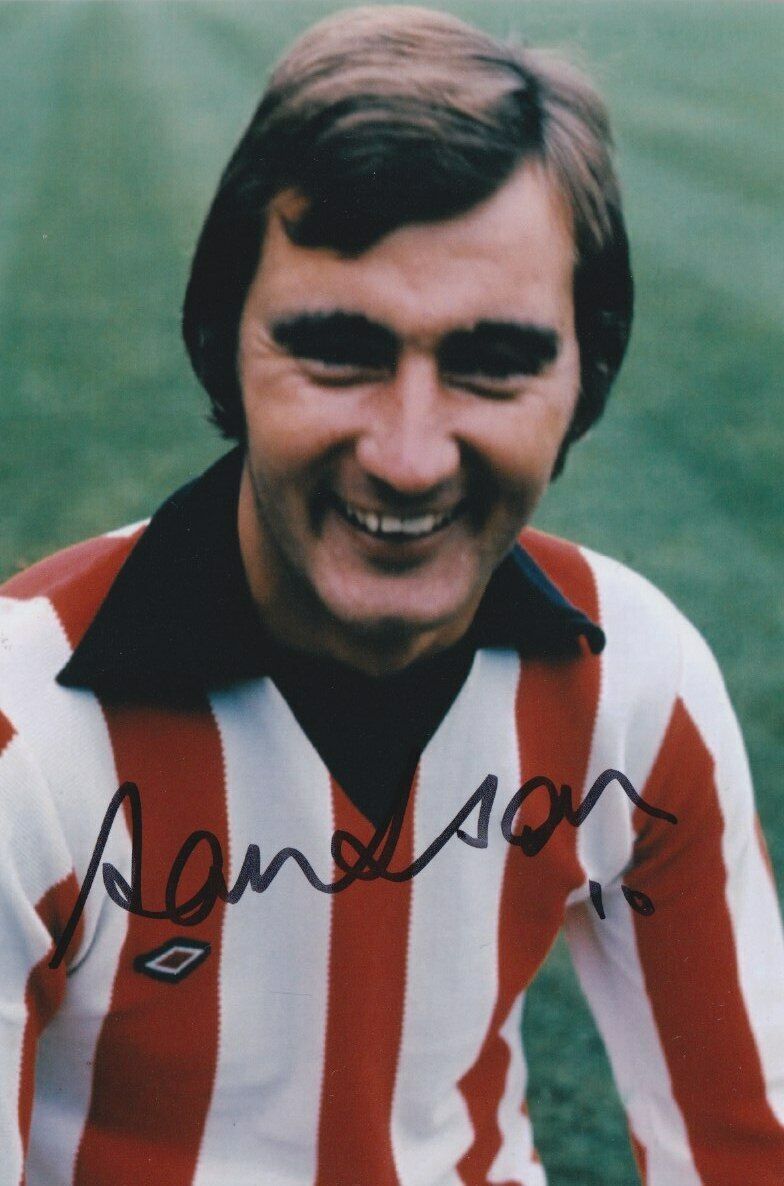 ALAN HUDSON HAND SIGNED 6X4 Photo Poster painting - STOKE CITY AUTOGRAPH - FOOTBALL 1