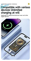 Magnetic Power Bank 6000 Classic Games Nostalgic Retro Game Power Bank HD Magnetic Handheld Game Console
