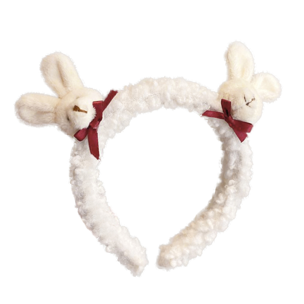 

Korean Sweet Women Rabbit Bear Ears Headbands Wash Face Hair Hoop Headwear, 501 Original