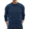 Men's Solid Color Bottoming Round Neck Casual Sweater