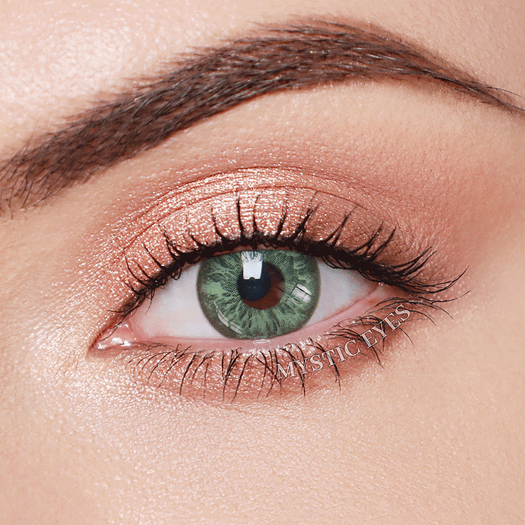 Cocktail Green Mint Julep Colored Contact Lenses