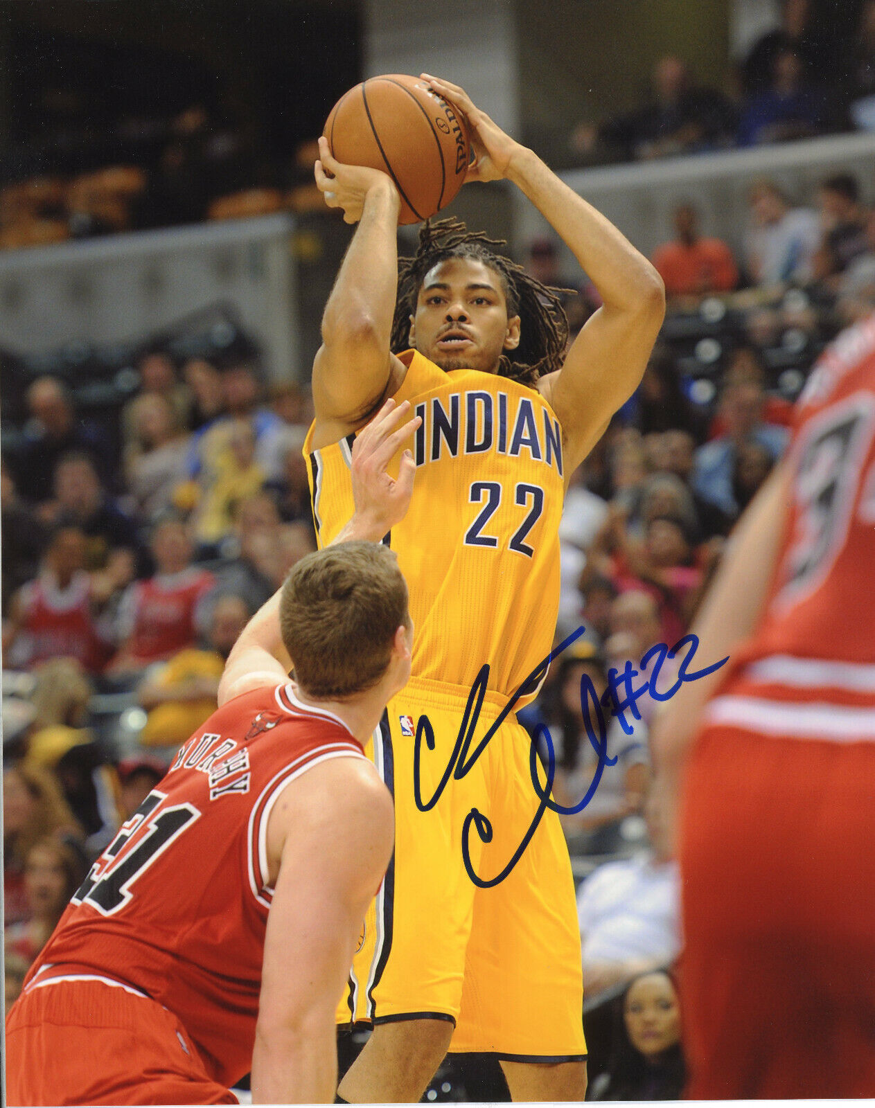 Chris Copeland Autographed 8x10 Indiana Pacers#S1449