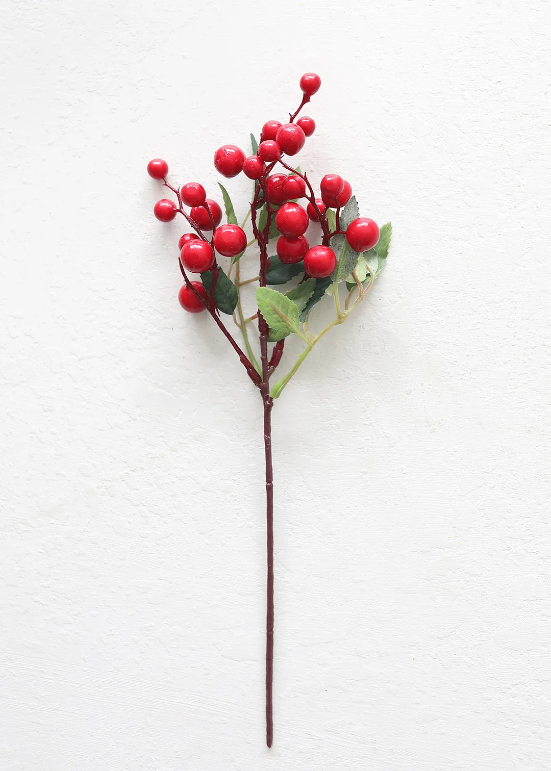 Artificial Holiday Berries in Red - 13"