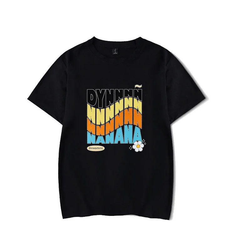 방탄소년단 Dynamite Creative Print T-shirt