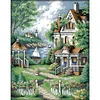 Stamped Cross Stitch-House (35*44cm)