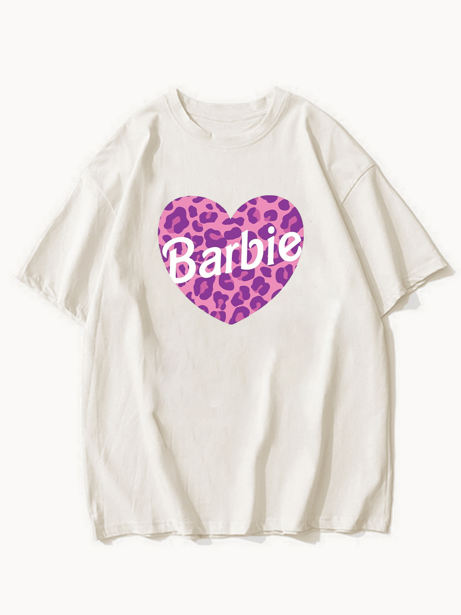 Oversized Vintage Barbie Love T-Shirt ctolen