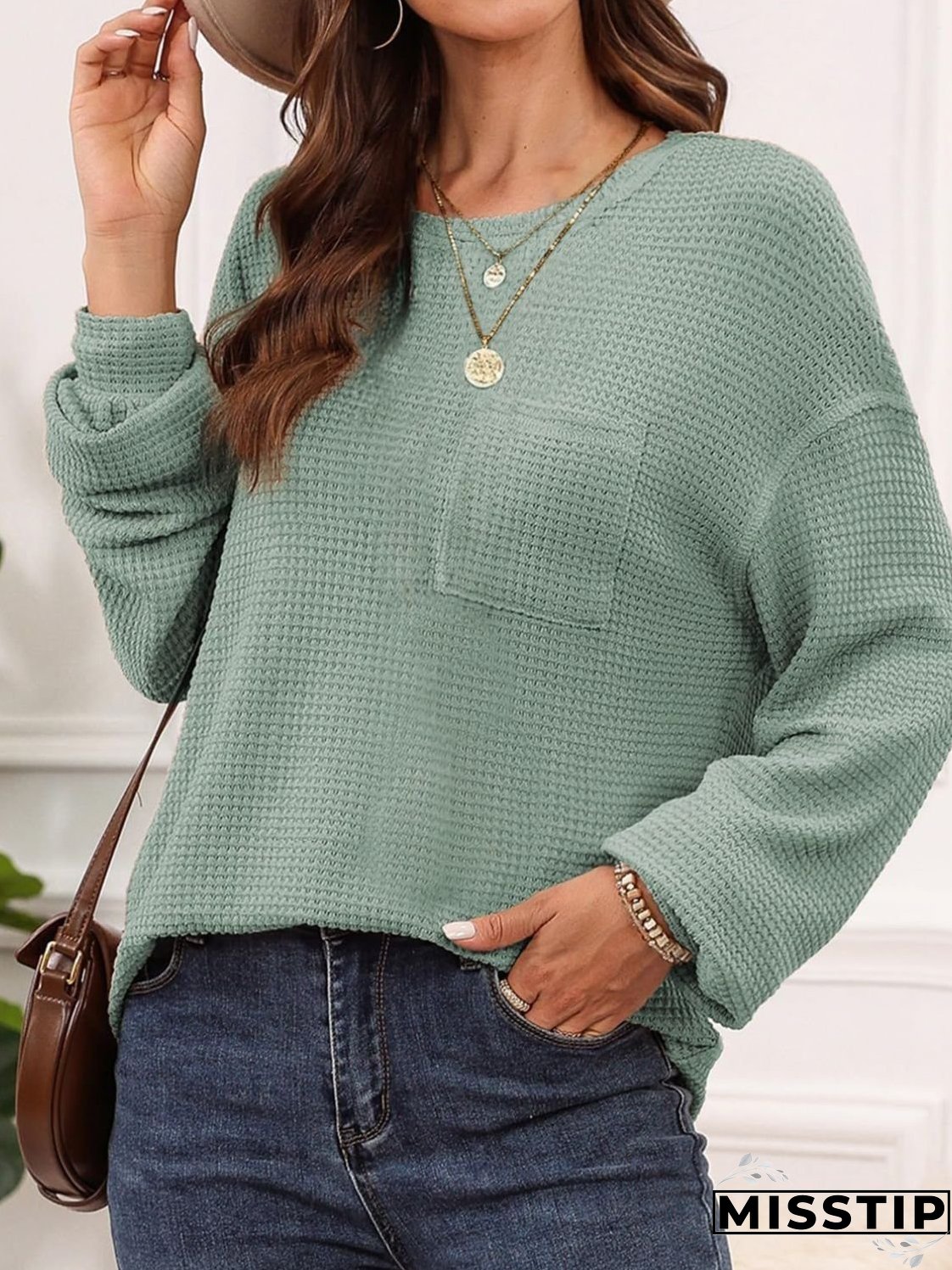 Round Neck Long Sleeve T-Shirt