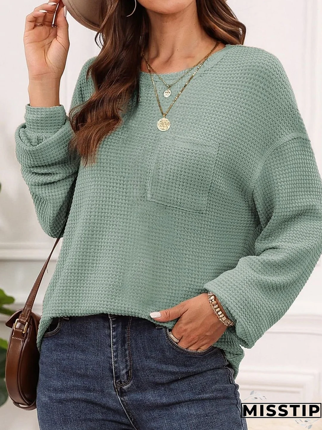 Round Neck Long Sleeve T-Shirt