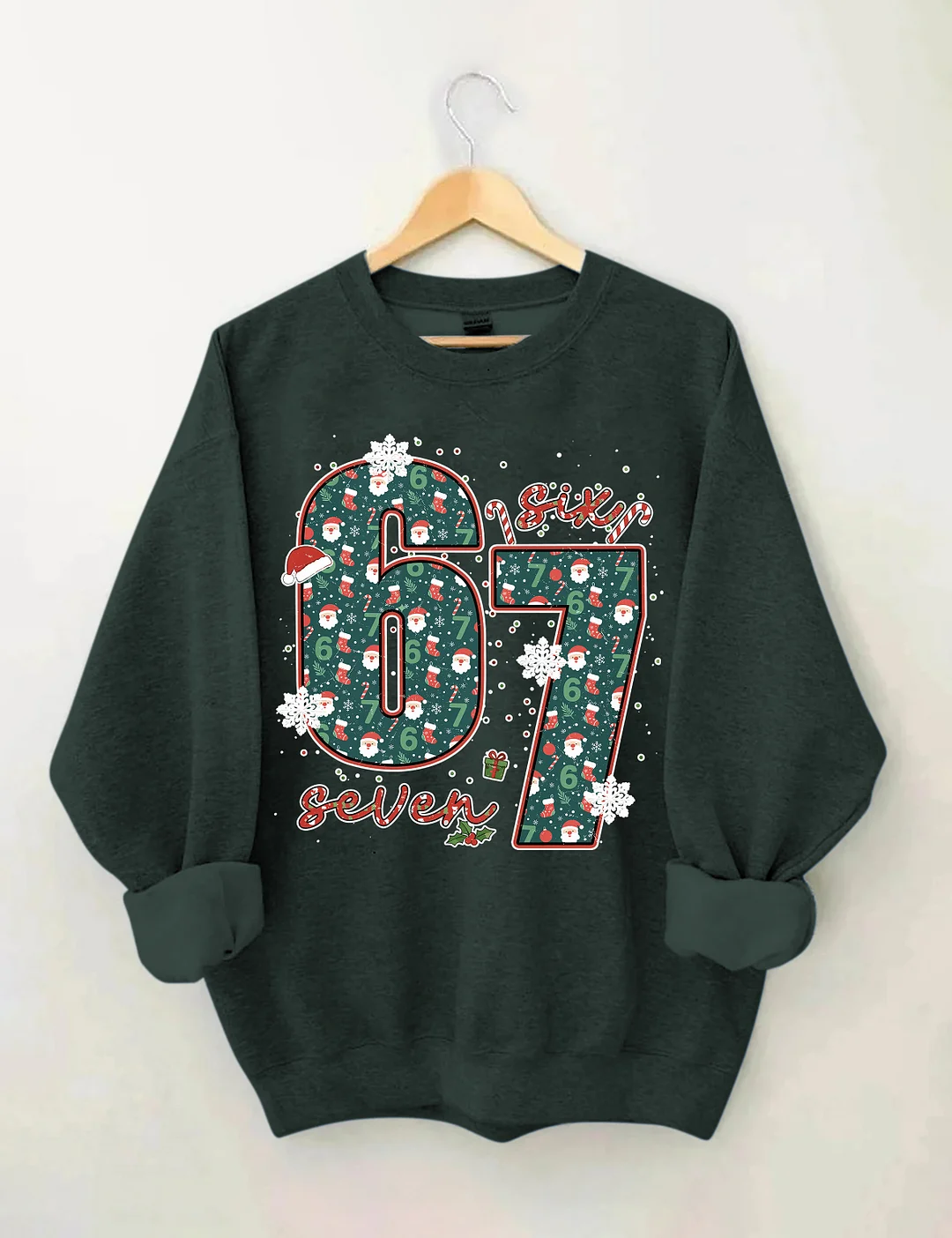 Six Seven Christmas Sweatshirt