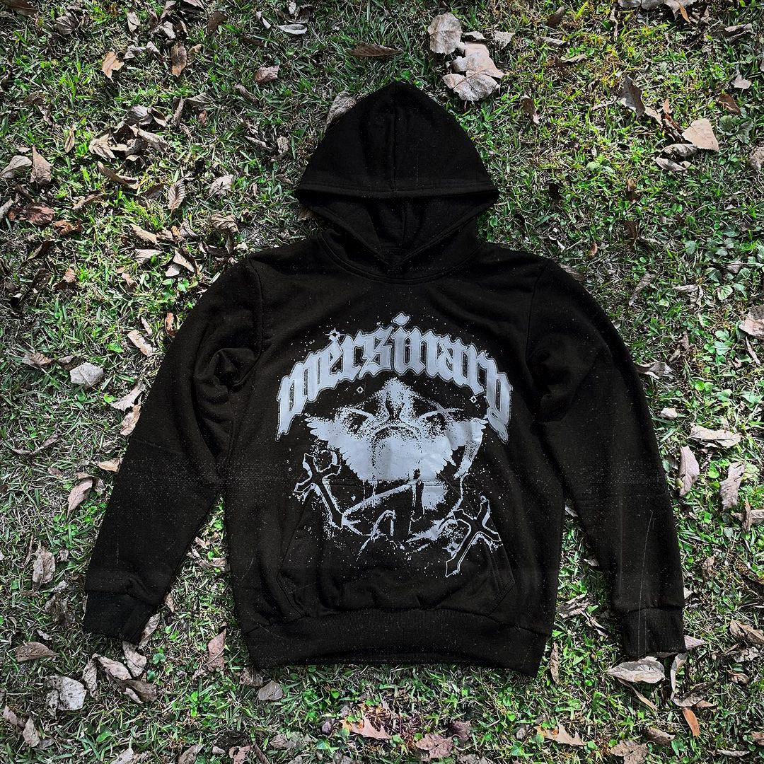 Chains Of Spirit Printed Graphics Streetwear Hoodie