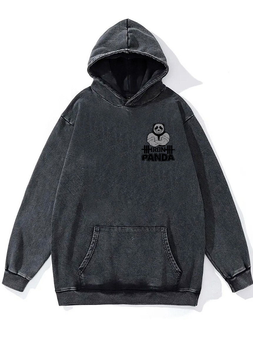 Panda Washed Gym Hoodie