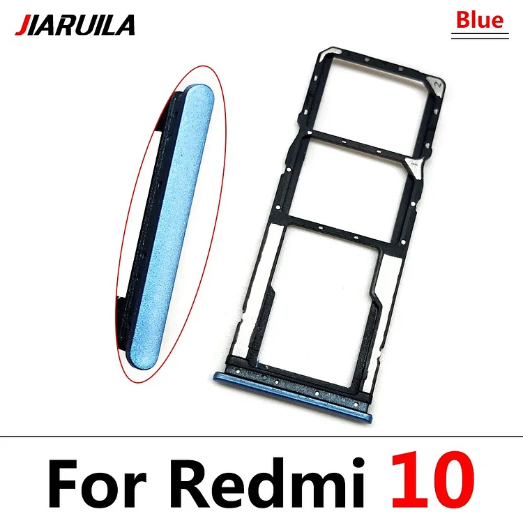 New For Xiaomi Redmi 10 SIM Card Slot SD Card Tray Holder Adapter Replacement Parts