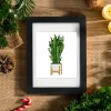 12pcs Mini Square Diamond Painting -Plant