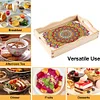 DIY Diamond Painting Wooden Mandala Serving Tray with Handle Kit