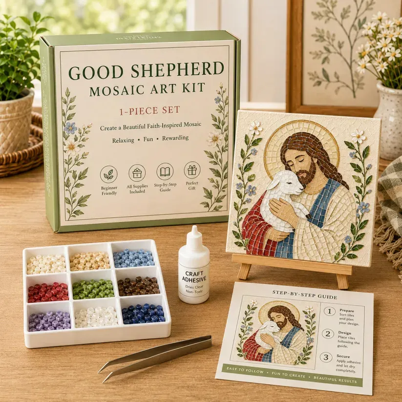 ✝️ Christian Sea Glass Art Kit
