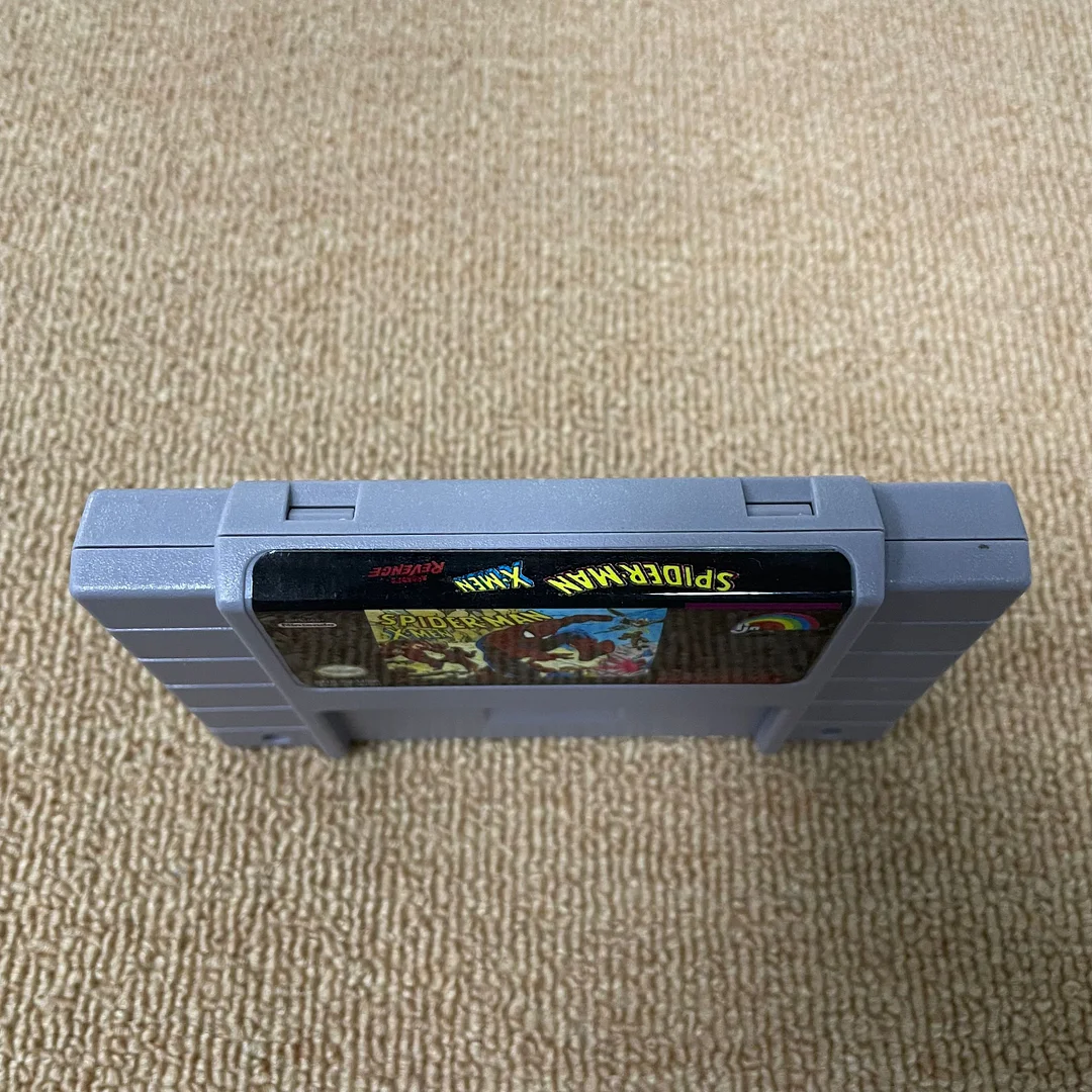 Spiderman and the X-men in Arcade Revenge SNES For Super Nintendo Entertainment System - 16 Bit US Version Game Cartridge