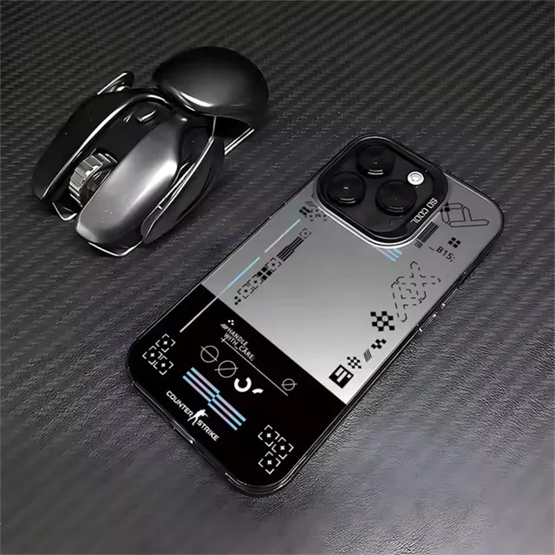 Aonga Fashion Game Matte Laser Phone Case For iPhone 16 Pro Case iPhone 15 14 13 12 11 Pro Max 7 8 Plus X XR XS Anti-drop Armour Cover aonga