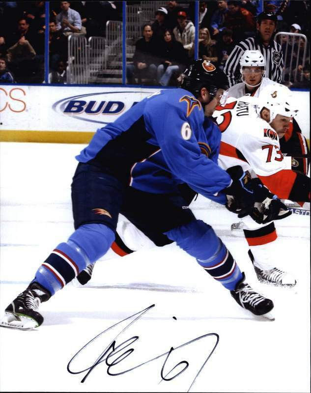 Ron Hainsey signed NHL hockey 8x10 Photo Poster painting W/Cert Autographed A0002