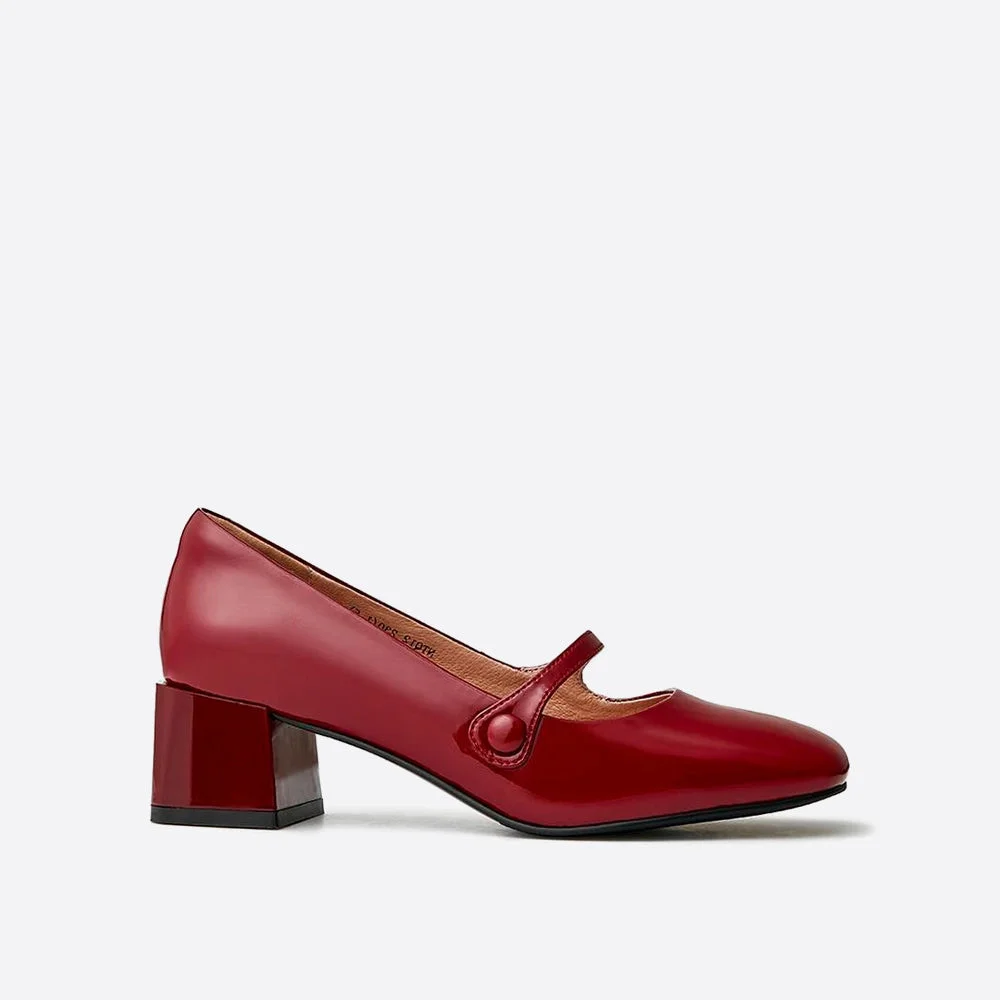 Vintage Pumps Lace Up Mary Janes