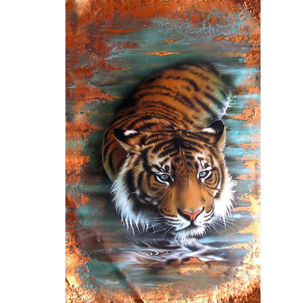 

Tiger - Square Drill Diamond Painting - 40*70CM (Big Size), 501 Original