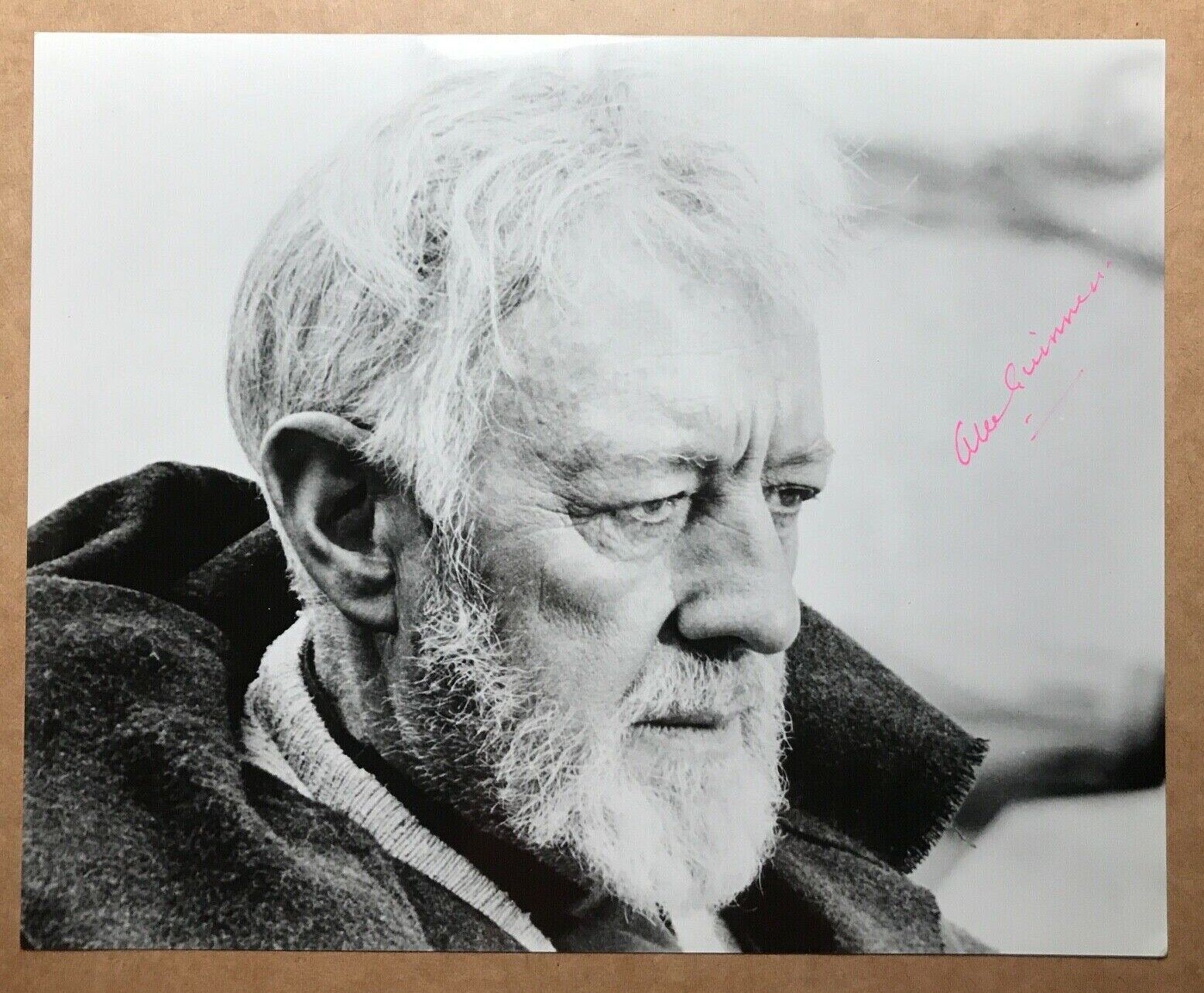 ALEC GUINNESS 'STAR WARS' Authentic Genuine Certified Signed Photo Poster painting UACCRD#285