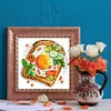 Fruit Toast-11CT Stamped Cross Stitch 30*30cm(Brand)