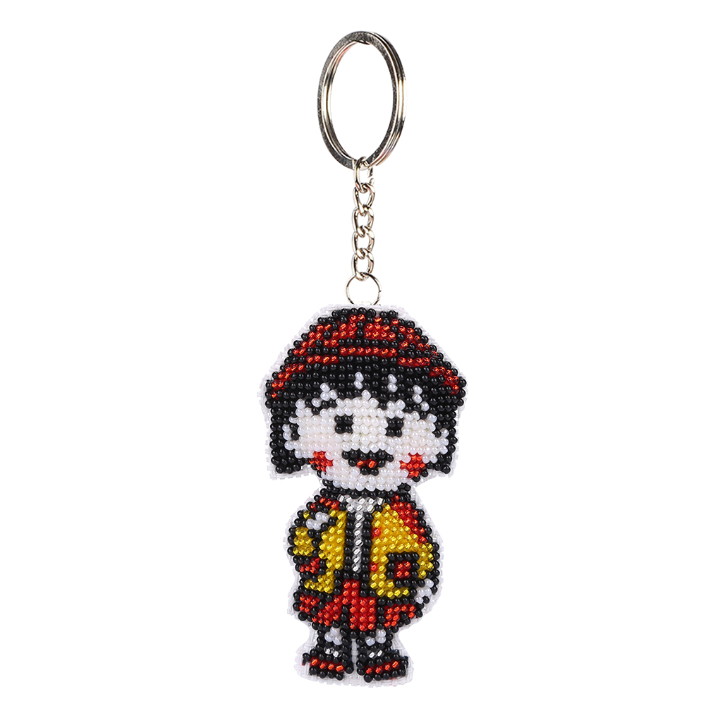 

Meaningful Girl - Bead Embroidery Cross Stitch - Keychain, 501 Original