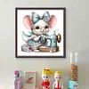 Sewing Mouse-11CT Stamped Cross Stitch 40*40cm/15.75*15.75in tapestrymarket