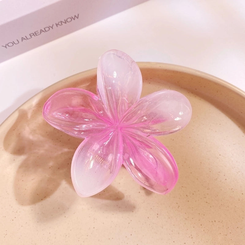 Women’s Minimalist Flower Plastic Hair Claws