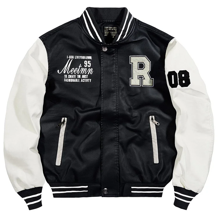 Varsity Jacket for Men Baseball Jackets Autumn Fashionable Flight Mens Coat Tops