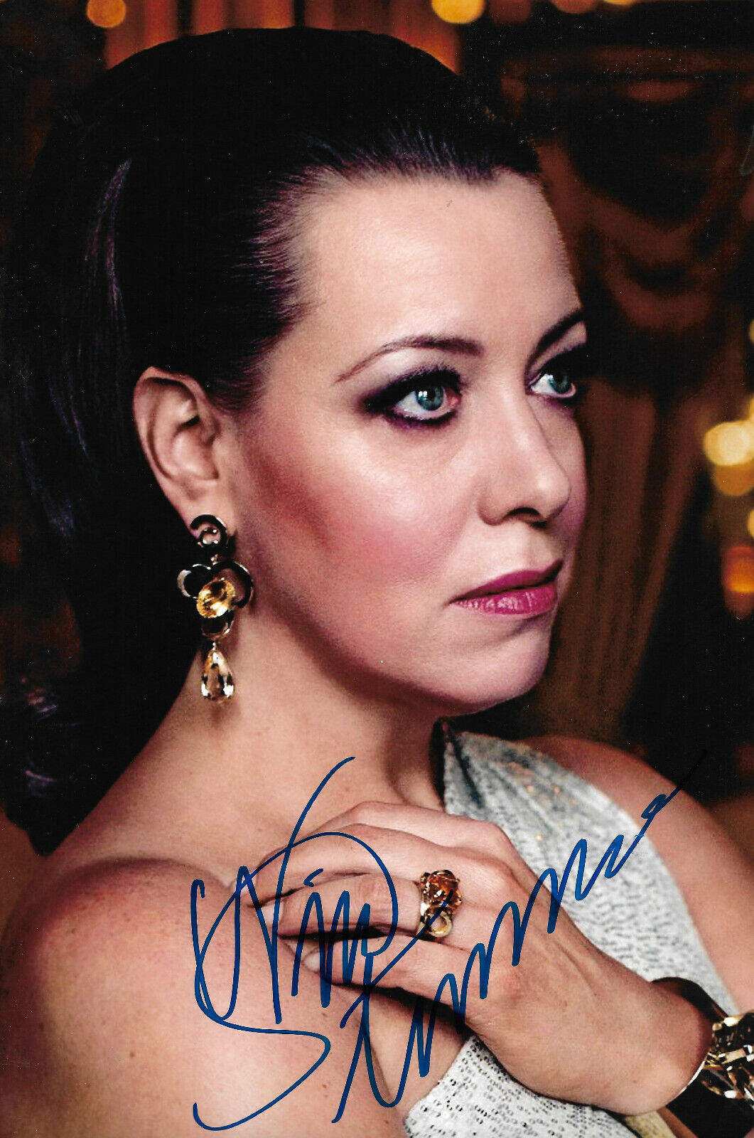 Nina Stemme Opera signed 8x12 inch Photo Poster painting autograph