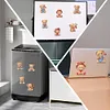 6Pcs Acrylic Valentine Day Love Bear Diamond Art Refrigerator Magnets Sticker