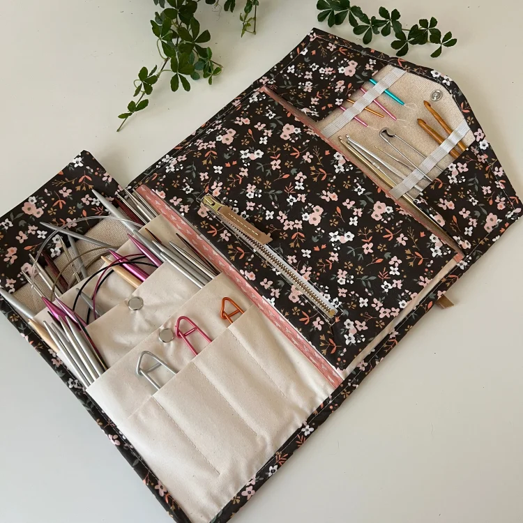 Sewing knitted bags Template & Instructions